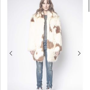 Zadig and Voltaire Fred Tache fur coat